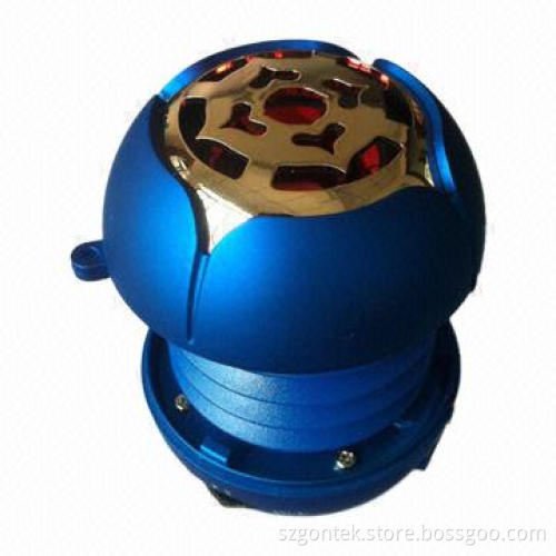 Mini speakers with microSD/TF card slot, supports line-in playback